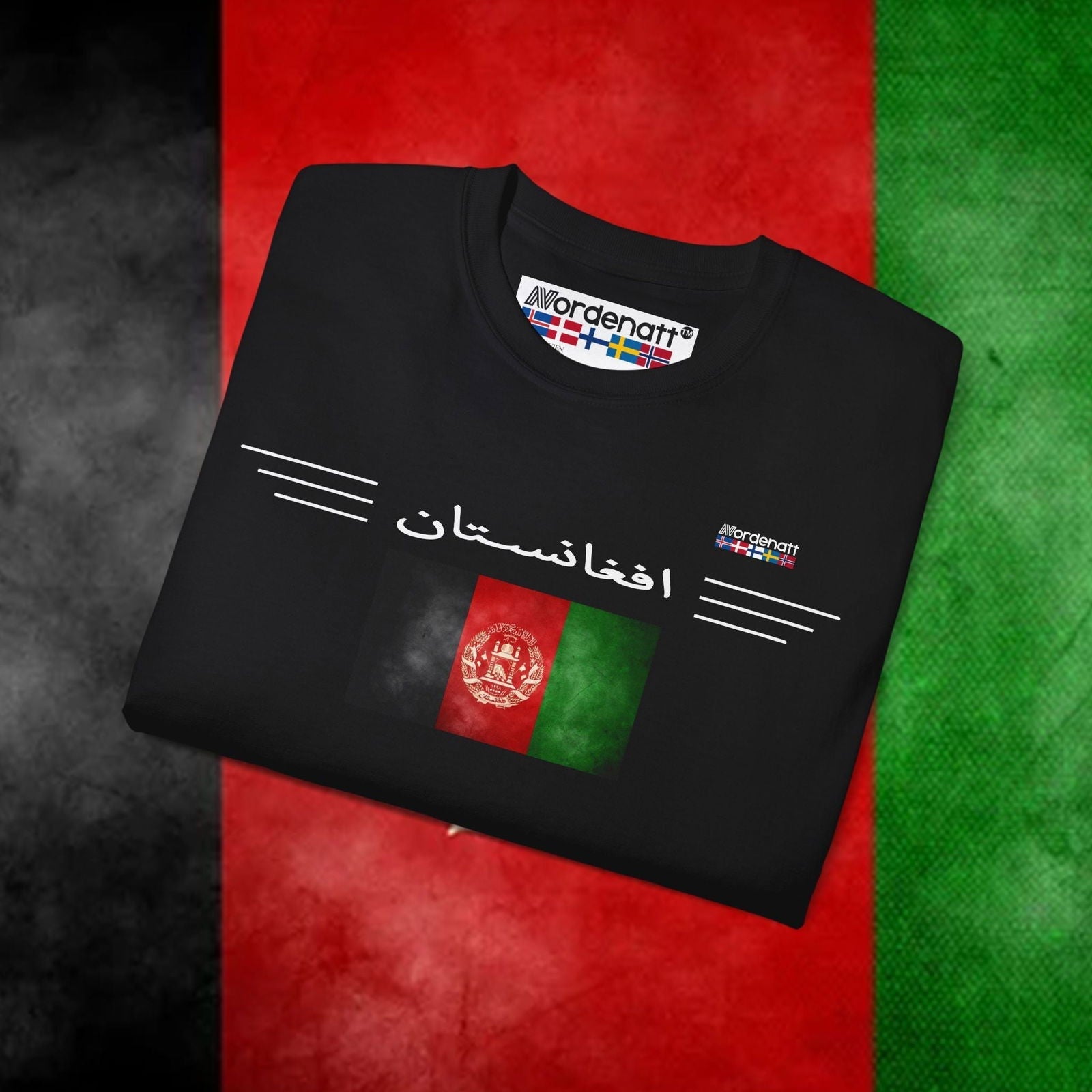 Afghanistan Flag Premium T-Shirt - Nordenatt TM