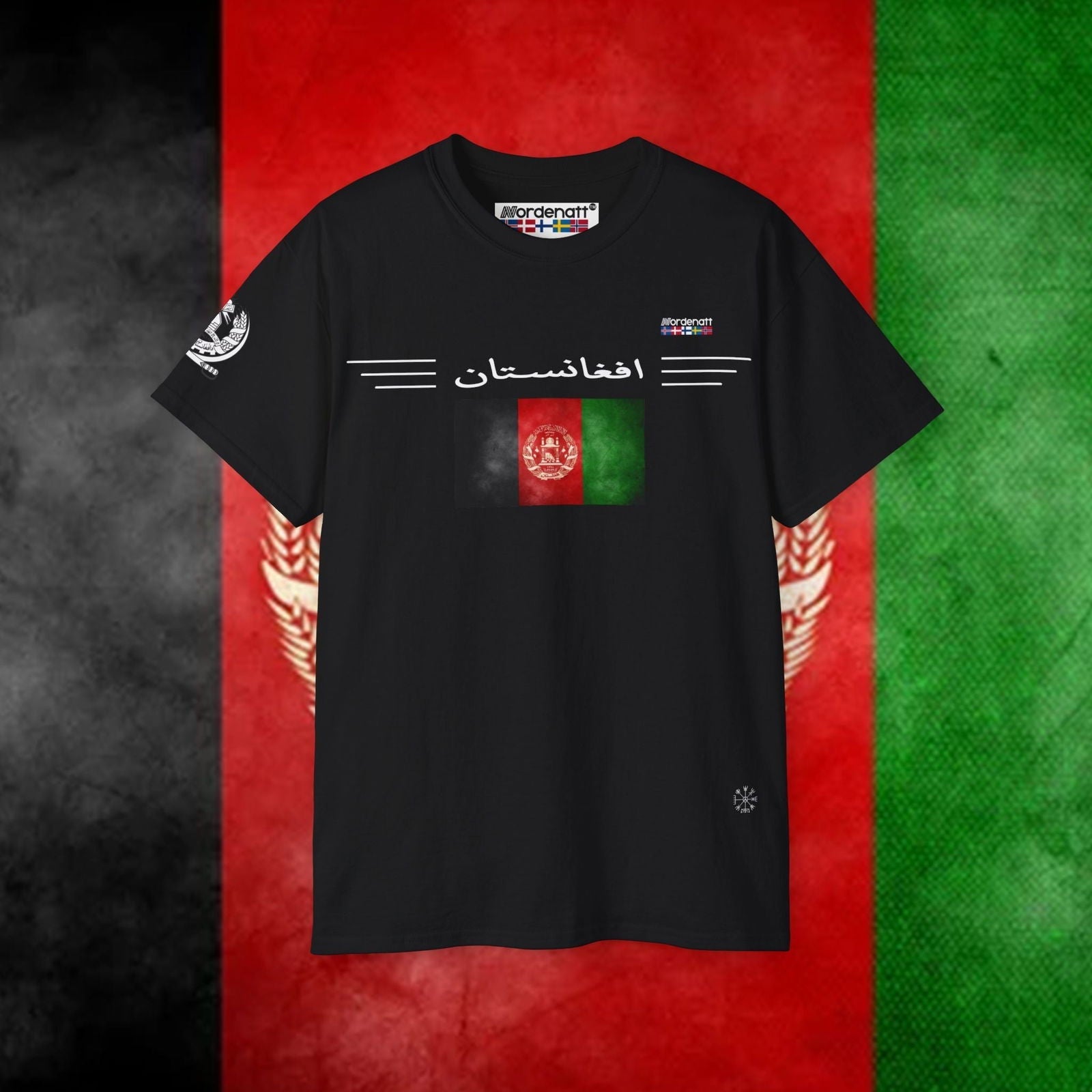 Afghanistan Flag Premium T-Shirt - Nordenatt TM