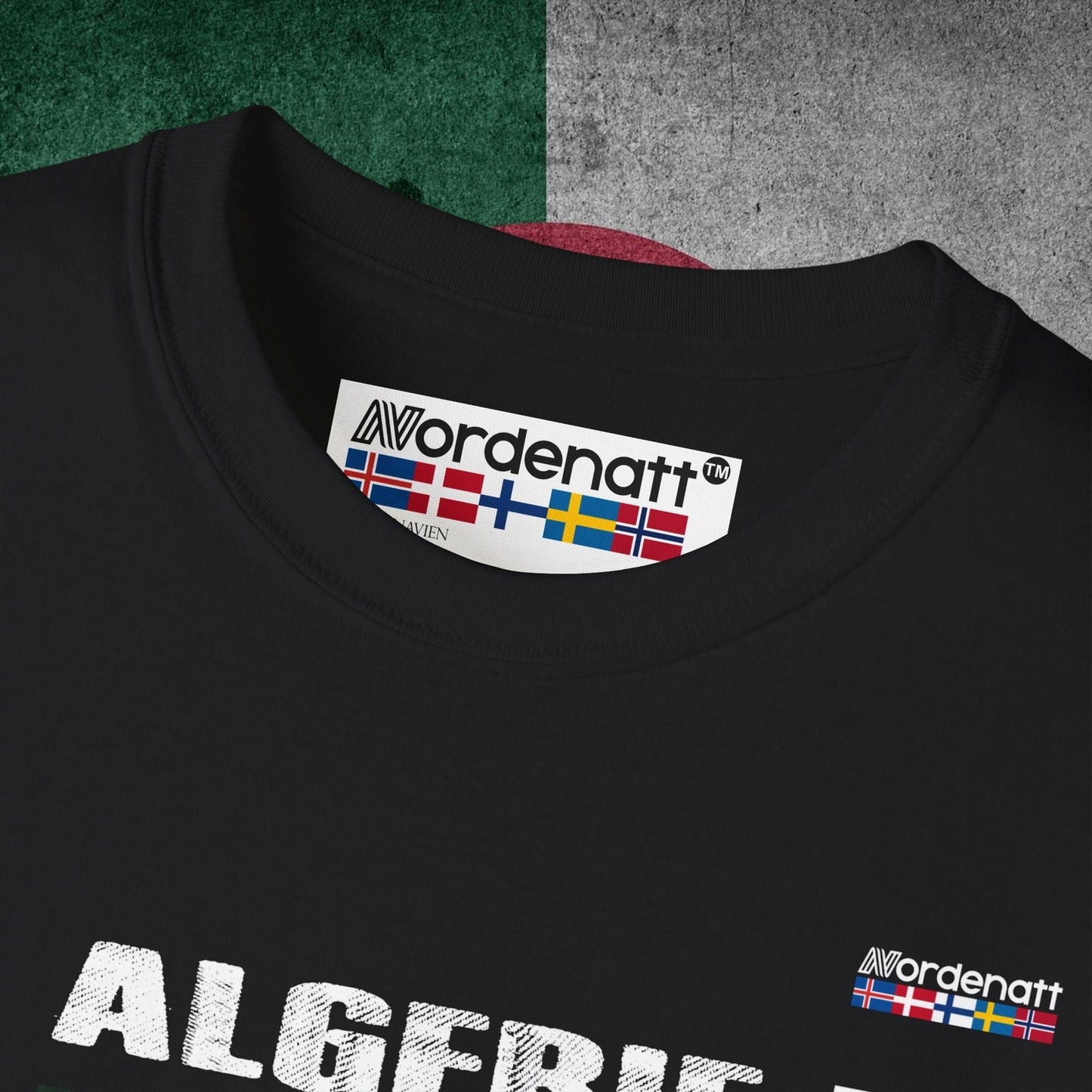 Algeria Flag Cotton T-Shirt - Nordenatt TM