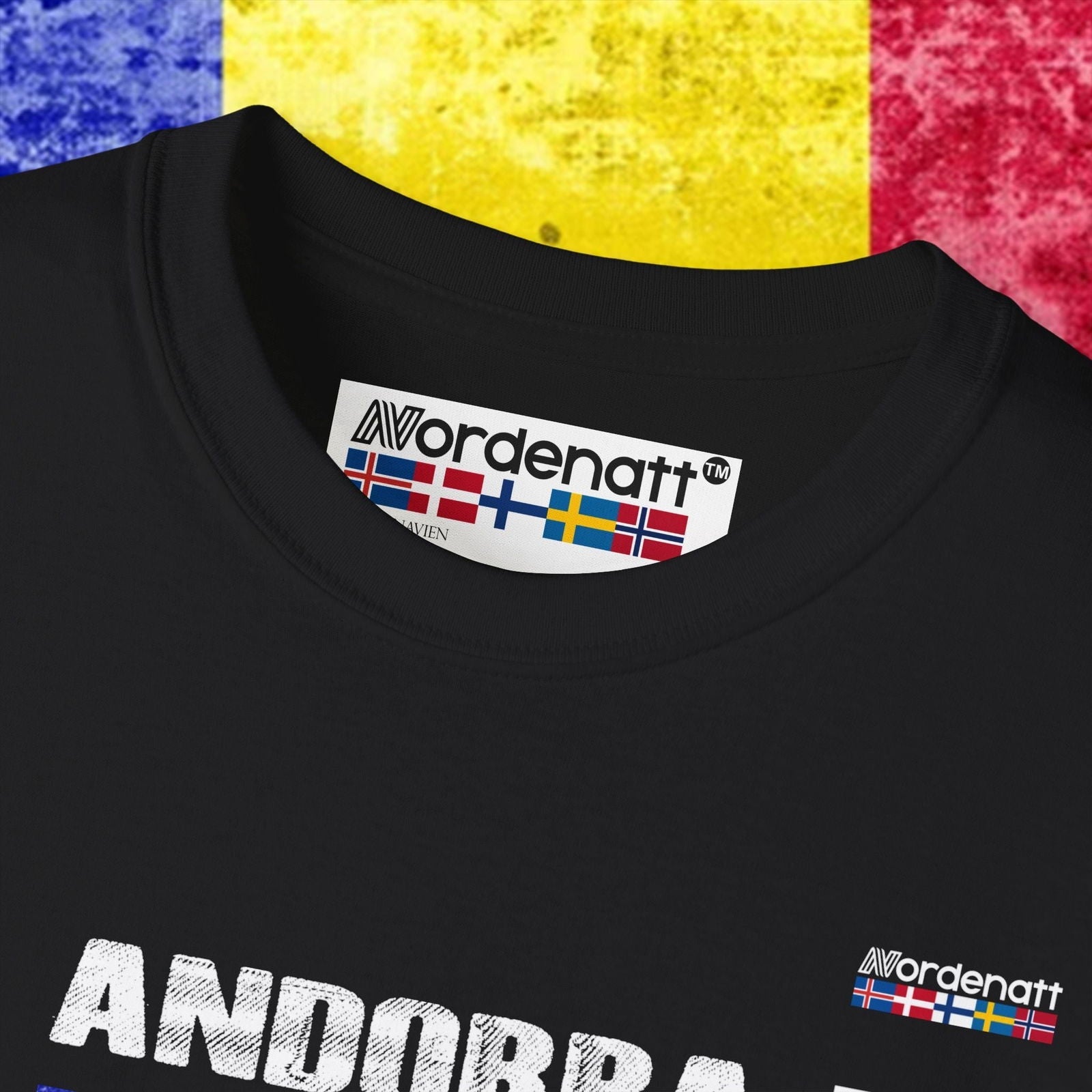 Andorra Premium Flag Tee - Nordenatt TM