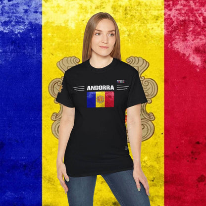 Andorra Premium Flag Tee - Nordenatt TM