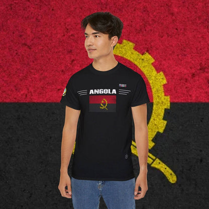 Angola Flag Cotton T-Shirt - Nordenatt TM