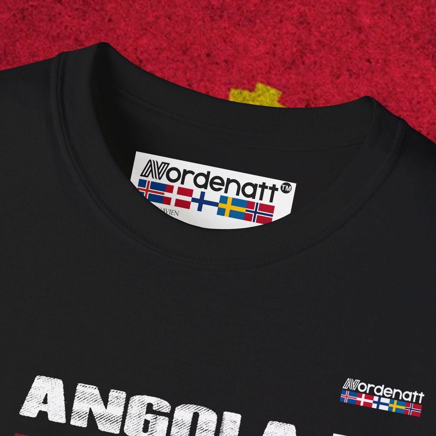 Angola Flag Cotton T-Shirt - Nordenatt TM