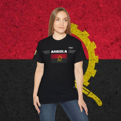 Angola Flag Cotton T-Shirt - Nordenatt TM