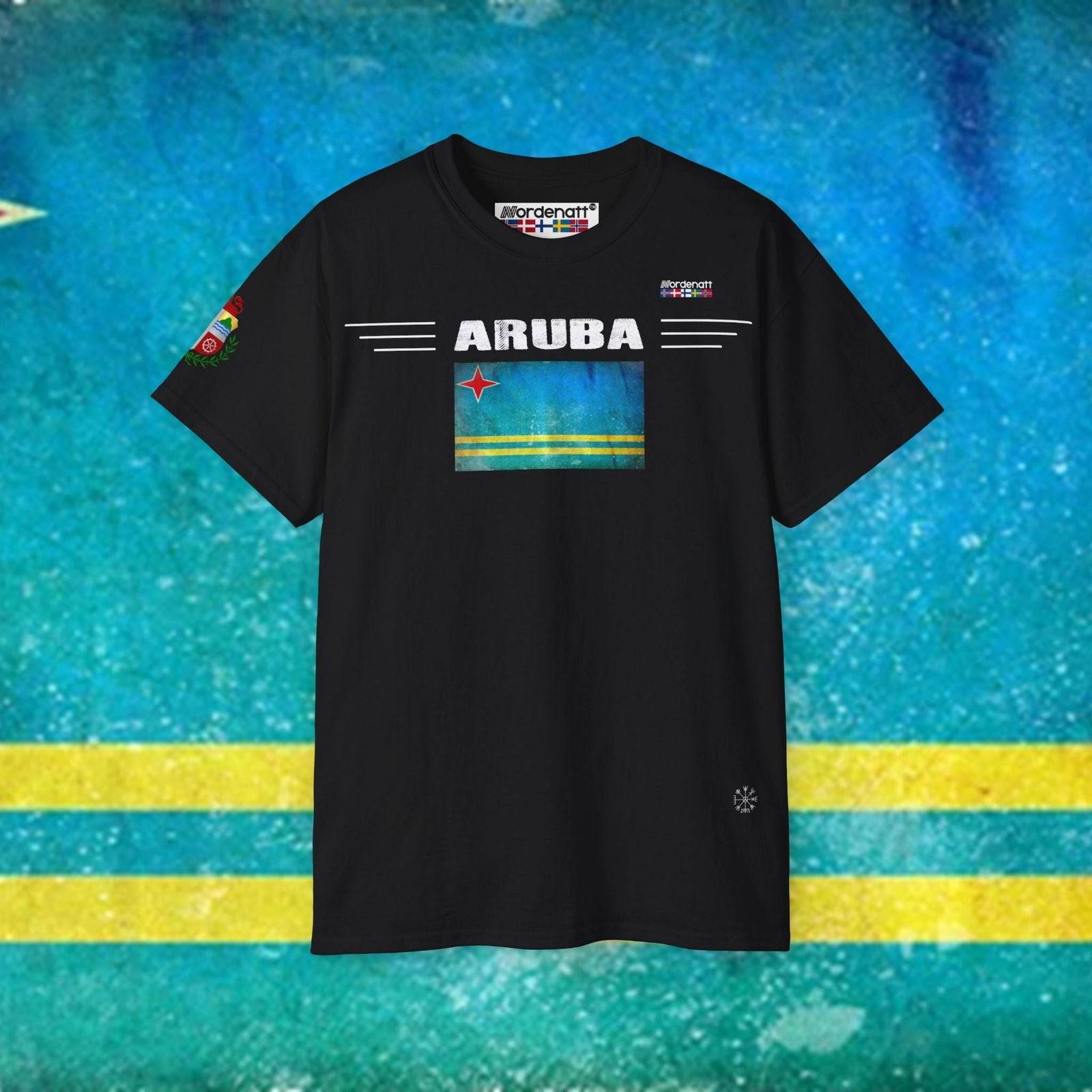 Aruba Flag Premium Cotton Tee - Nordenatt TM