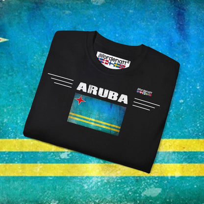 Aruba Flag Premium Cotton Tee - Nordenatt TM