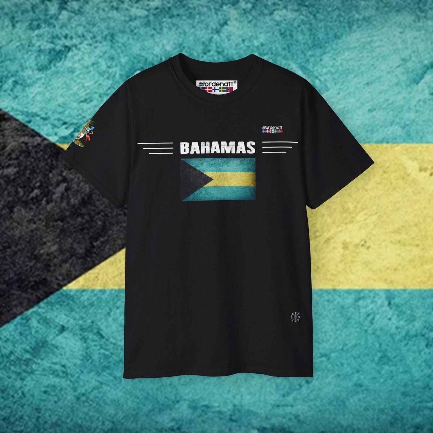 Bahamas Heritage Flag T-Shirt - Nordenatt TM