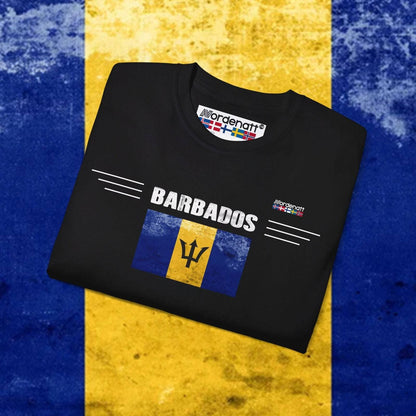 Barbados Flag Cotton T-Shirt - Nordenatt TM