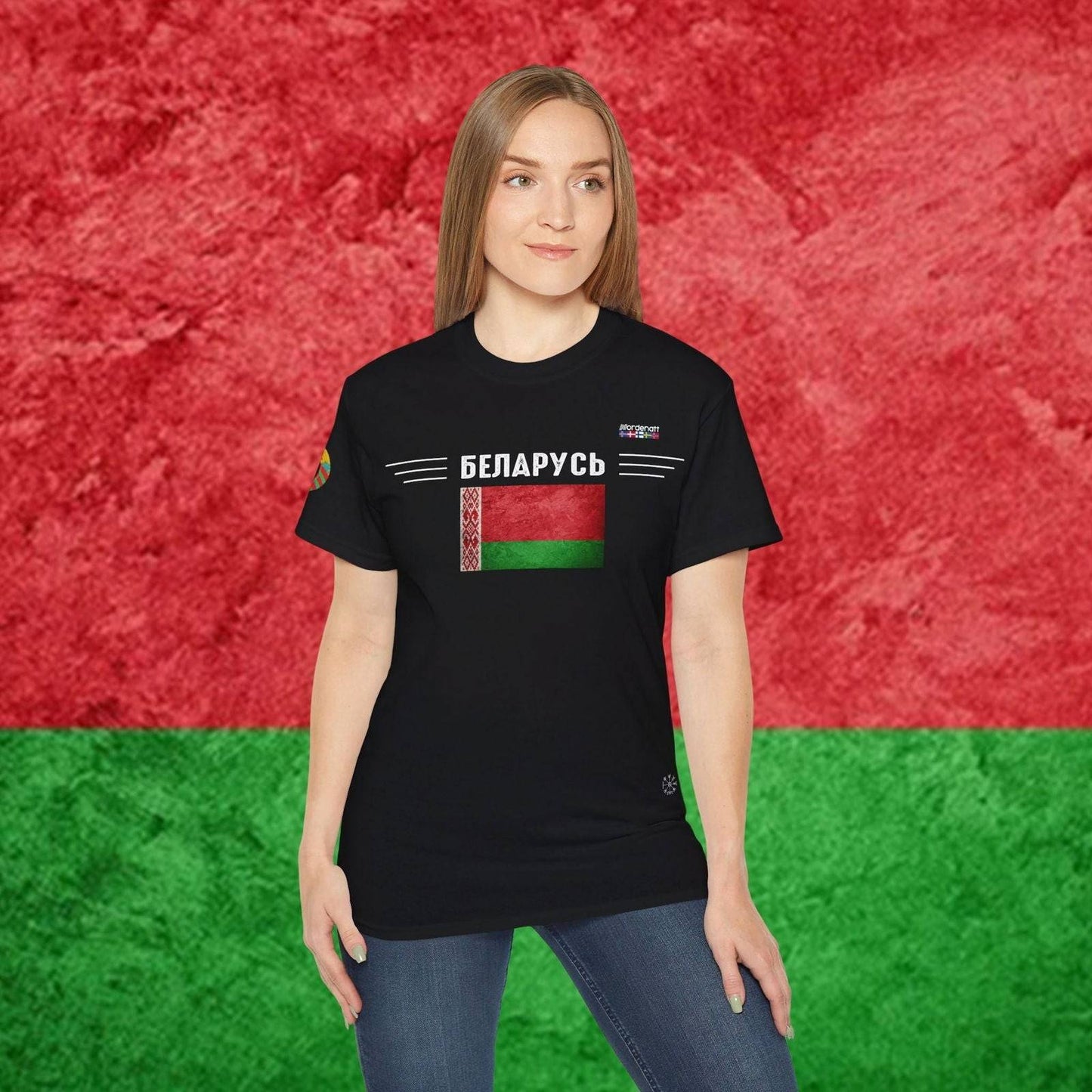 Belarus Premium Flag Tee - Nordenatt TM