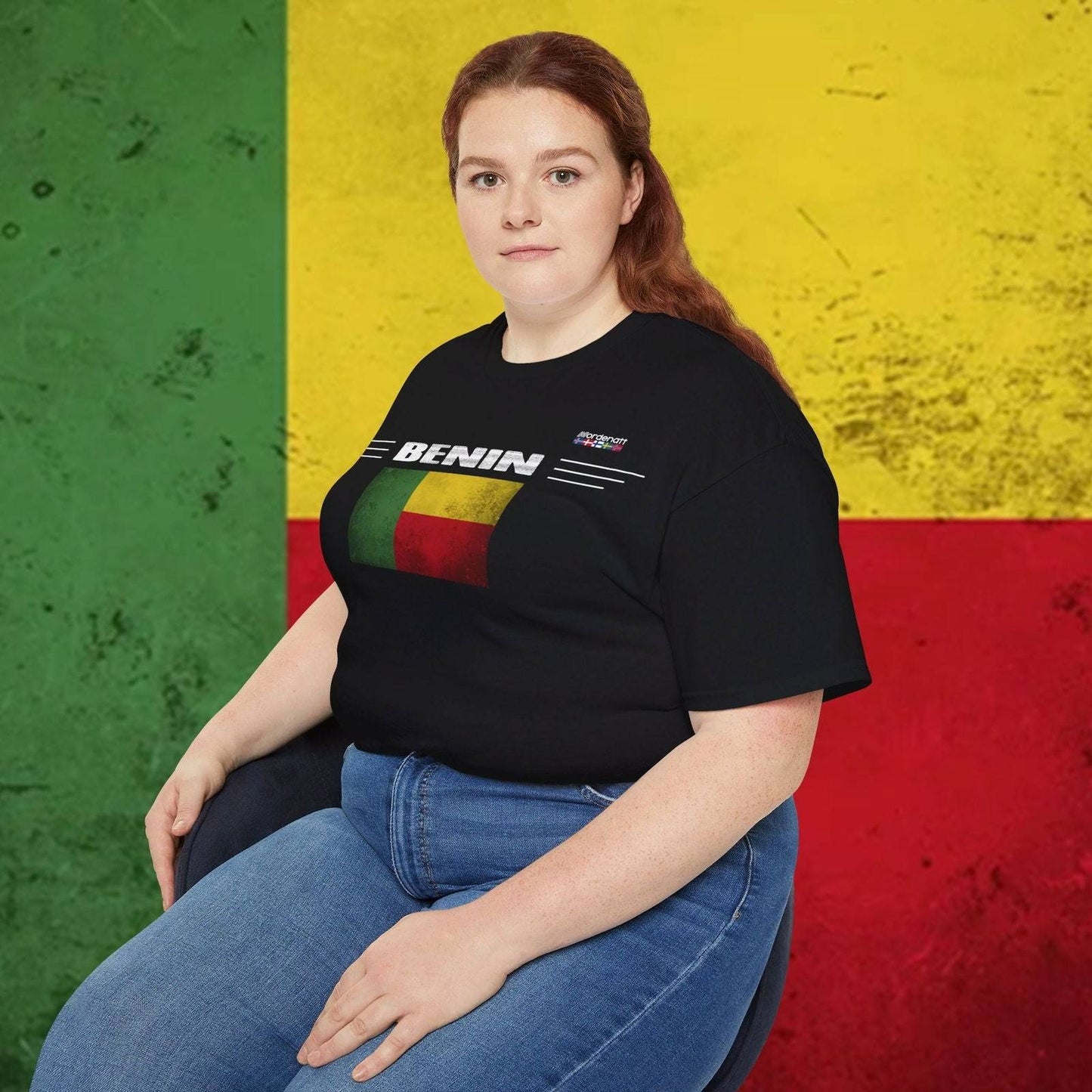 Benin Heritage Flag T-Shirt - Nordenatt TM