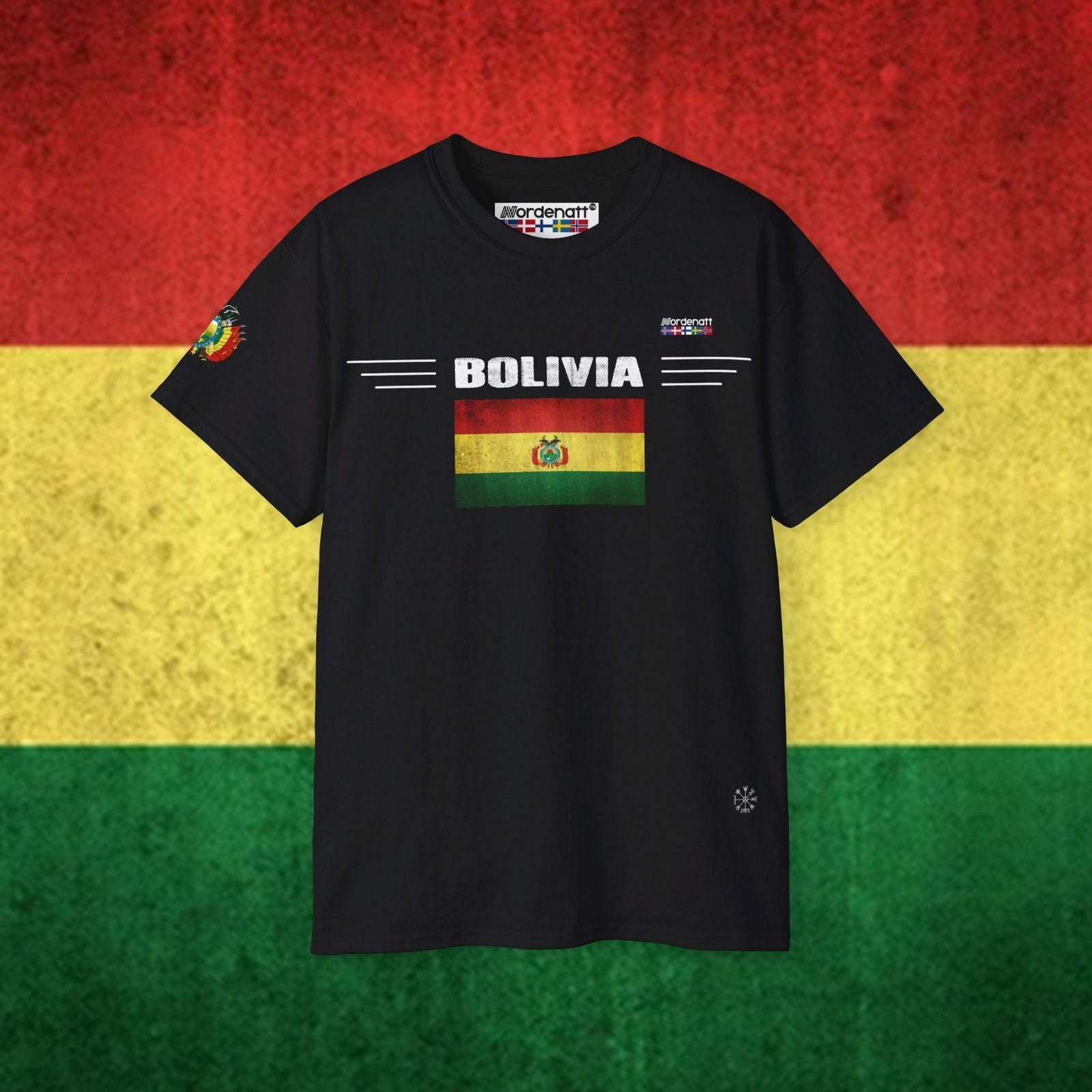 Bolivia Flag Premium T-Shirt - Nordenatt TM