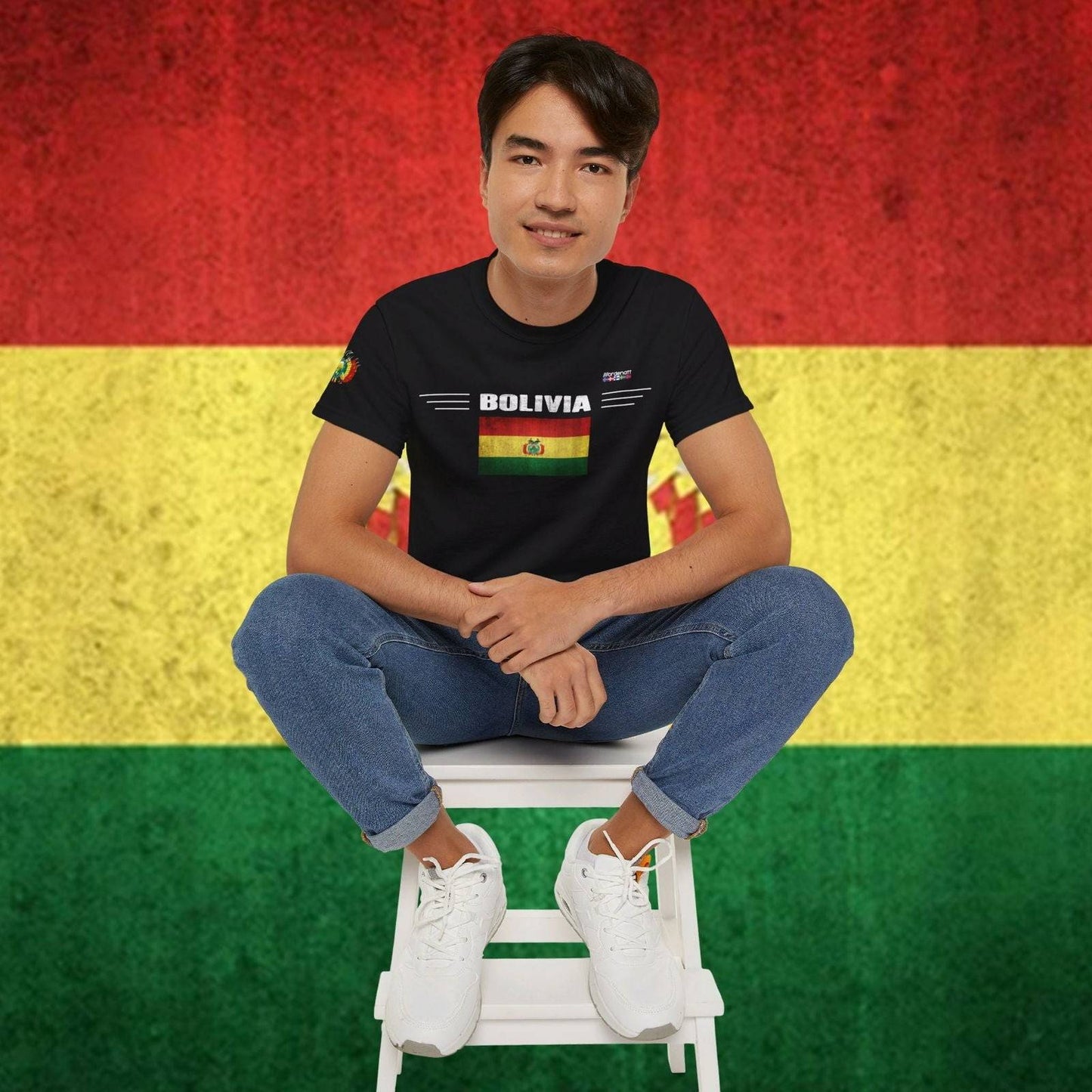 Bolivia Flag Premium T-Shirt - Nordenatt TM