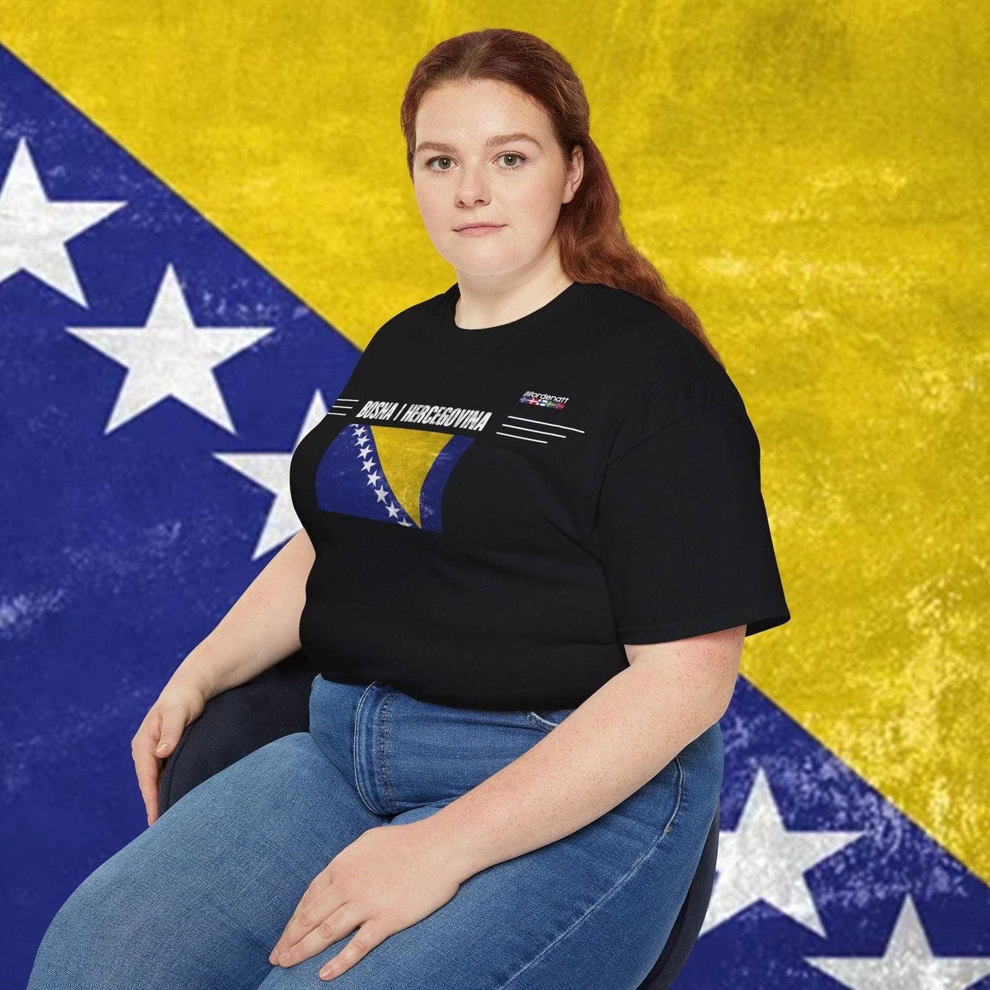 Bosnia & Herzegovina Flag T-Shirt - Nordenatt TM