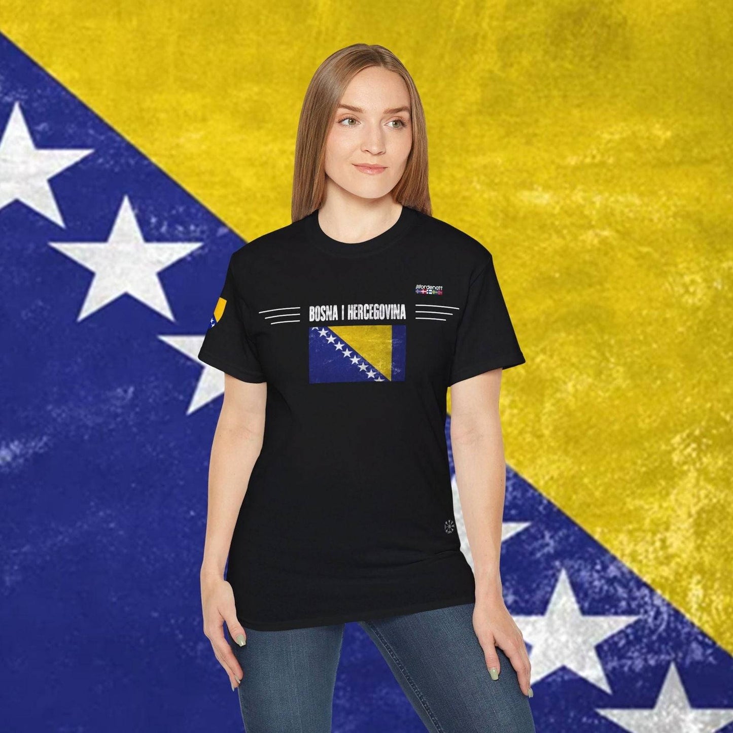 Bosnia & Herzegovina Flag T-Shirt - Nordenatt TM