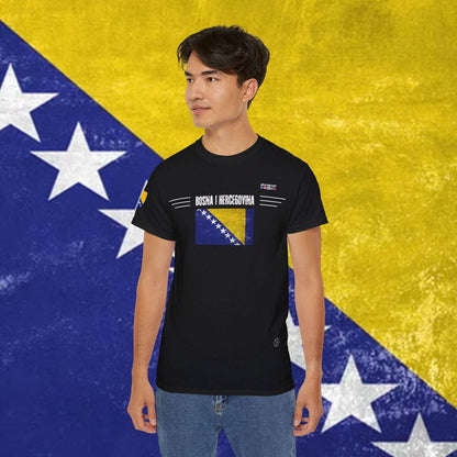 Bosnia & Herzegovina Flag T-Shirt - Nordenatt TM