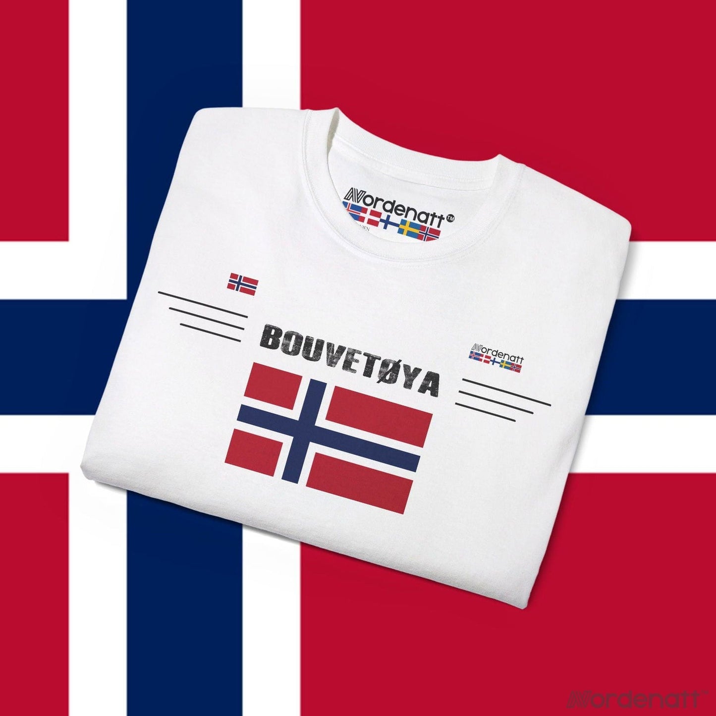 Bouvet Island Premium Flag Tee - Nordenatt TM