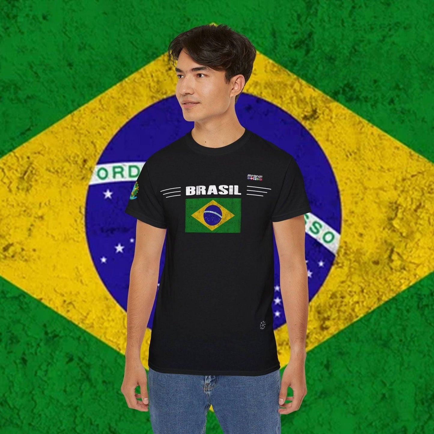 Brazil Heritage Cotton T-Shirt - Nordenatt TM