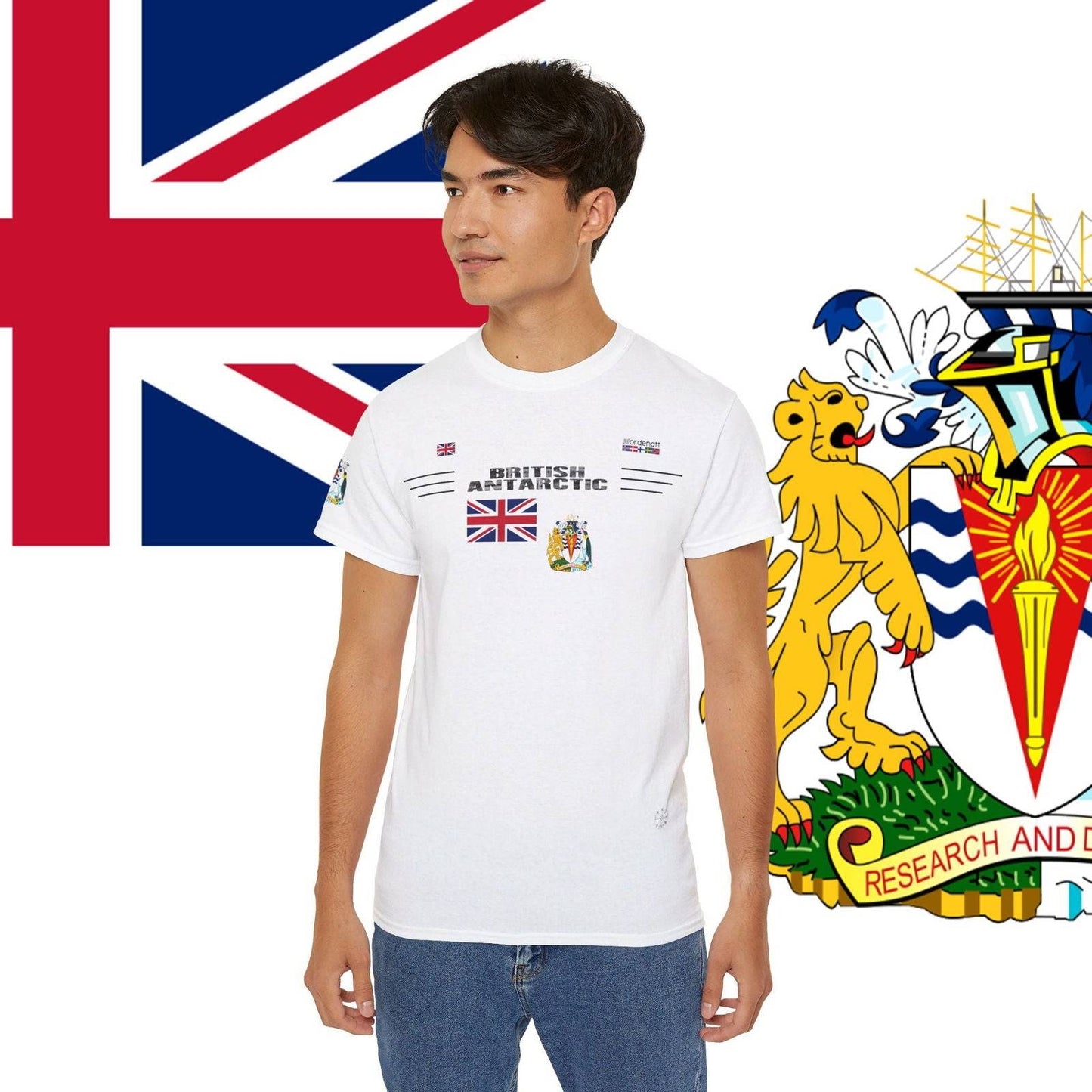 British Antarctic Territory Soft Cotton Tee - Nordenatt TM