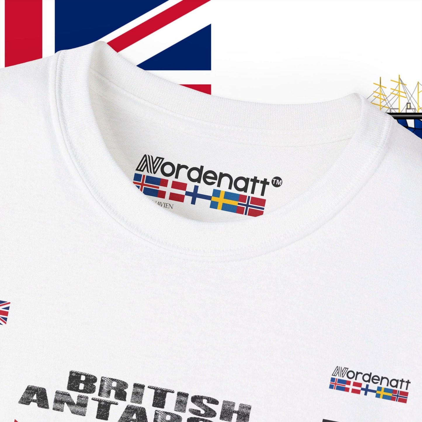 British Antarctic Territory Soft Cotton Tee - Nordenatt TM