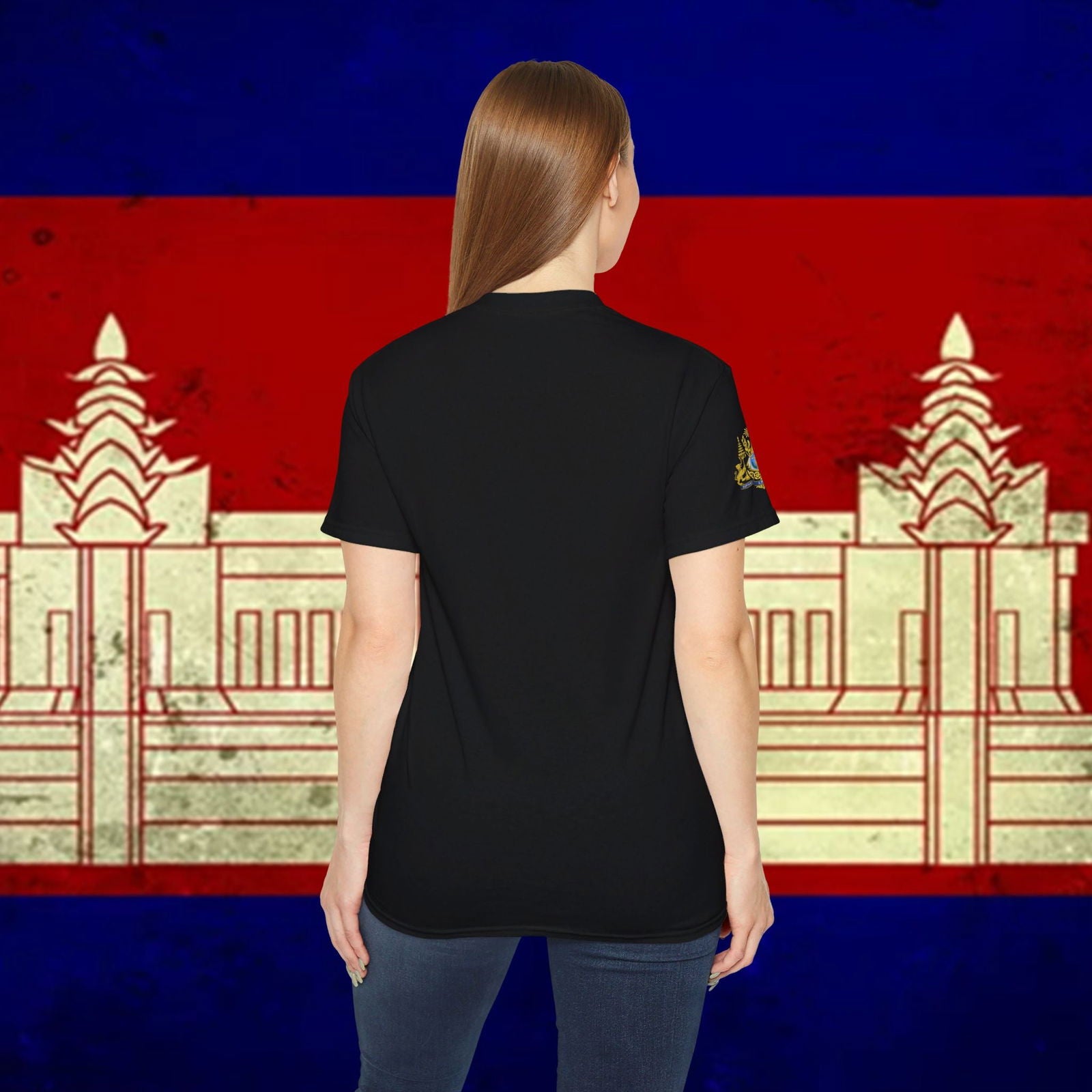 Cambodia Flag Premium T-Shirt - Nordenatt TM