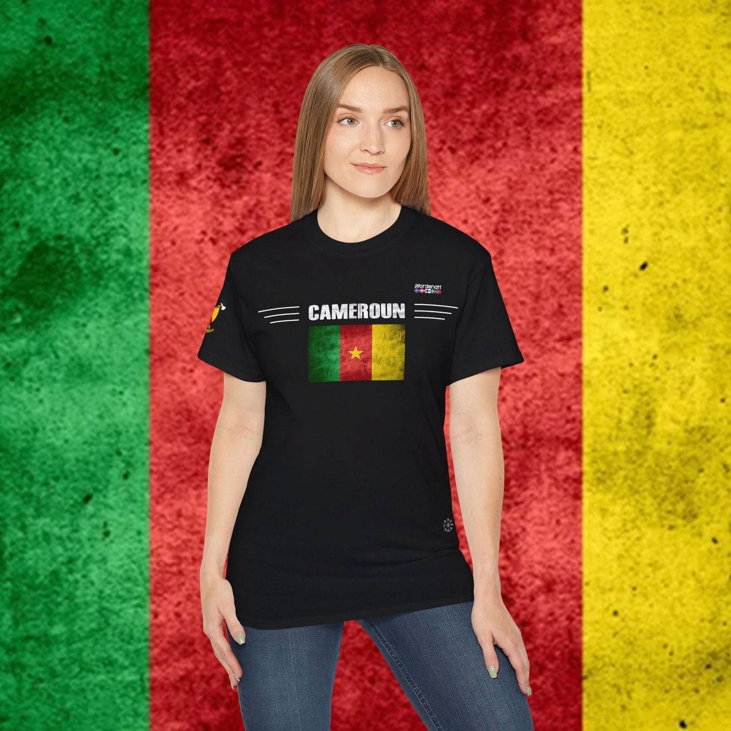 Cameroon Heritage Flag Tee - Nordenatt TM