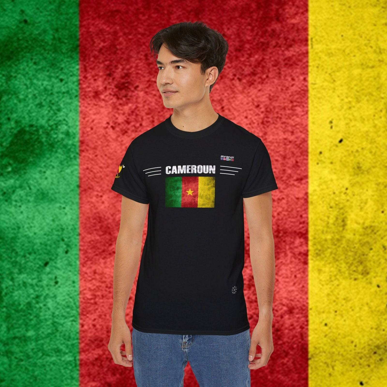 Cameroon Heritage Flag Tee - Nordenatt TM