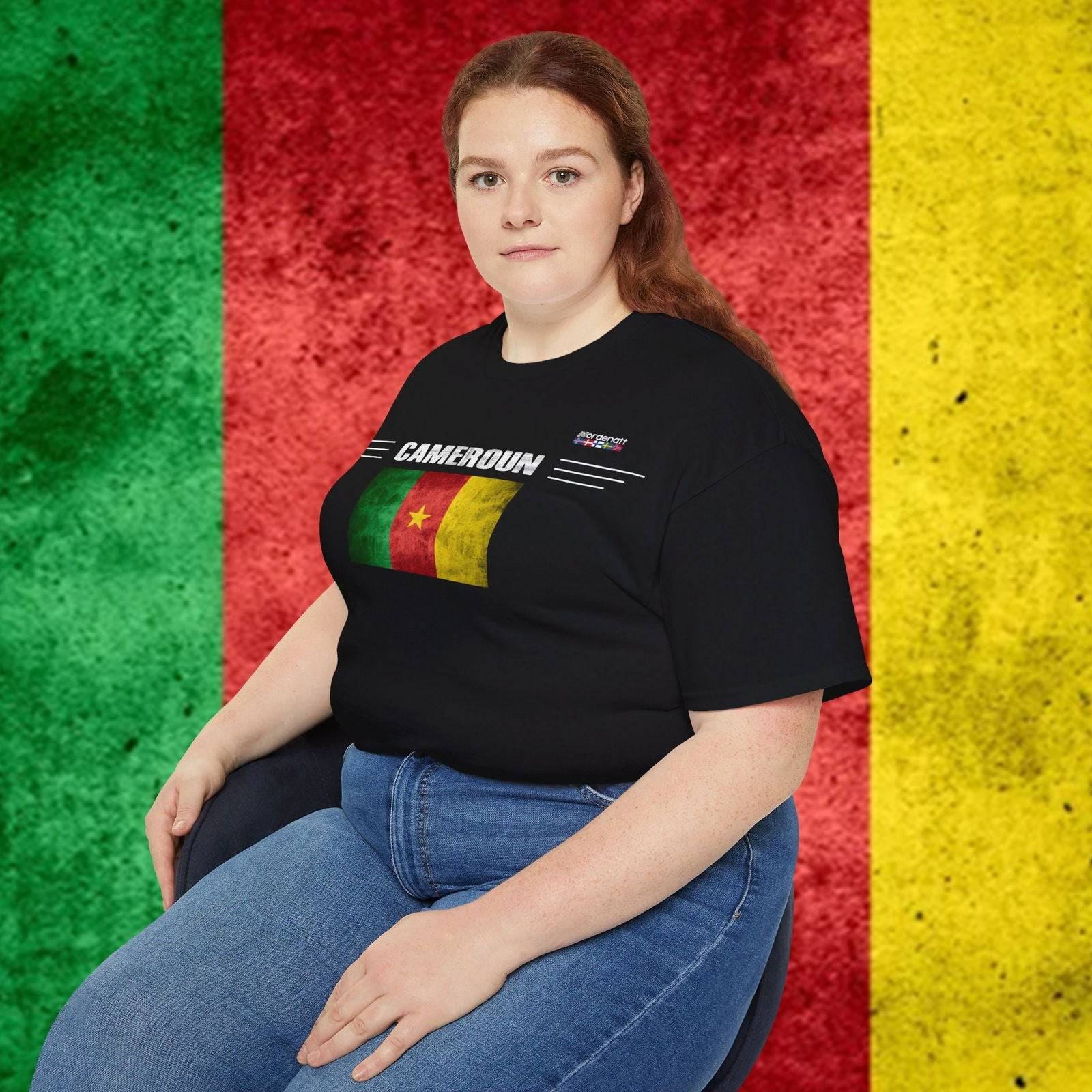 Cameroon Heritage Flag Tee - Nordenatt TM