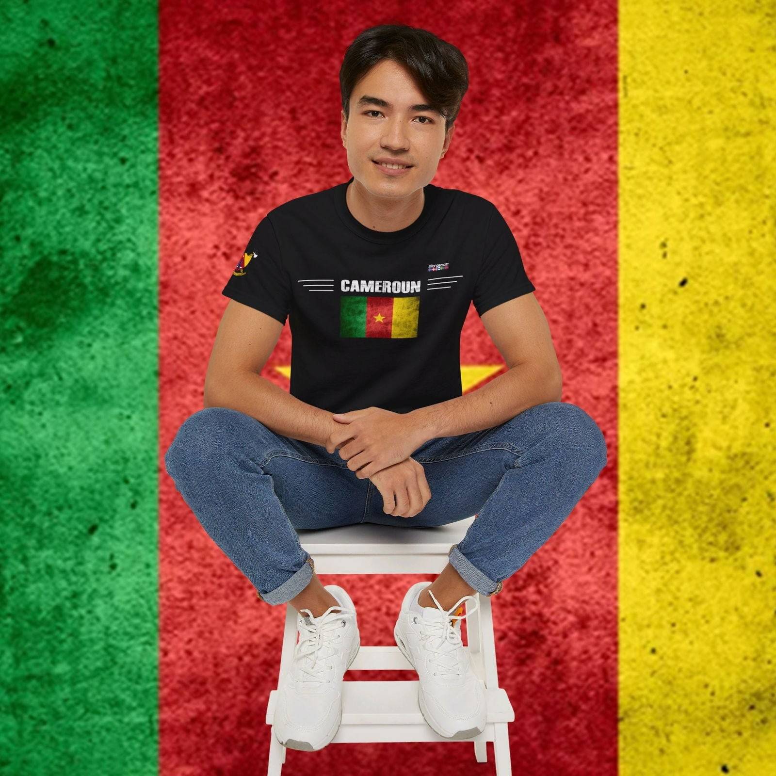 Cameroon Heritage Flag Tee - Nordenatt TM