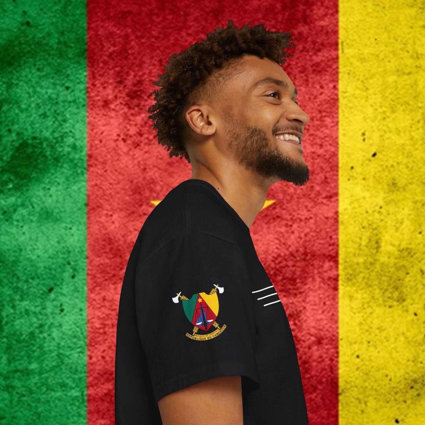 Cameroon Heritage Flag Tee - Nordenatt TM