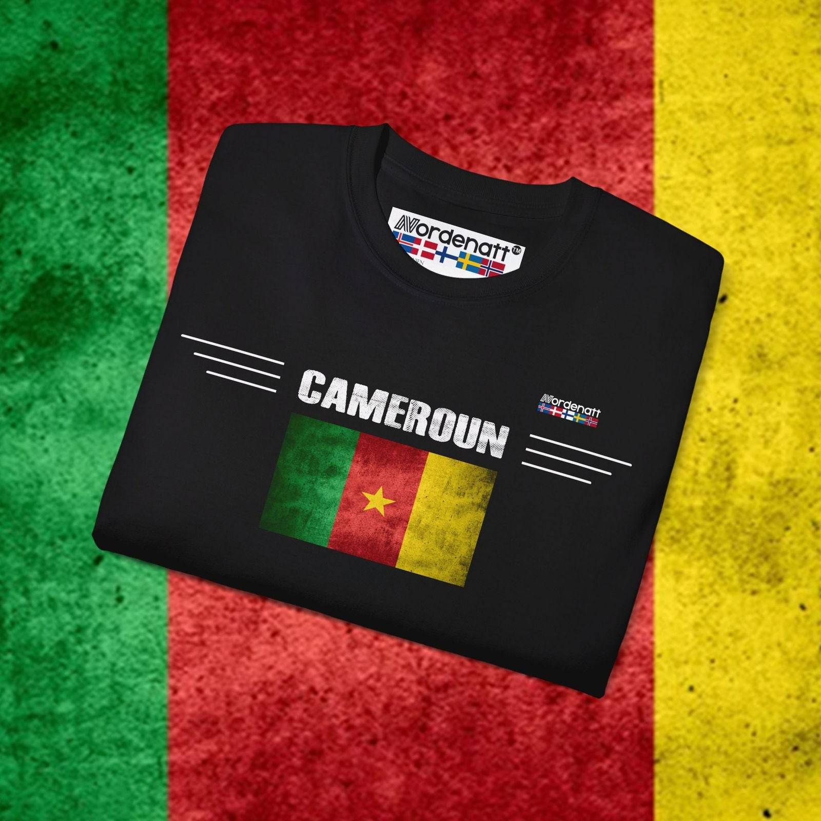 Cameroon Heritage Flag Tee - Nordenatt TM