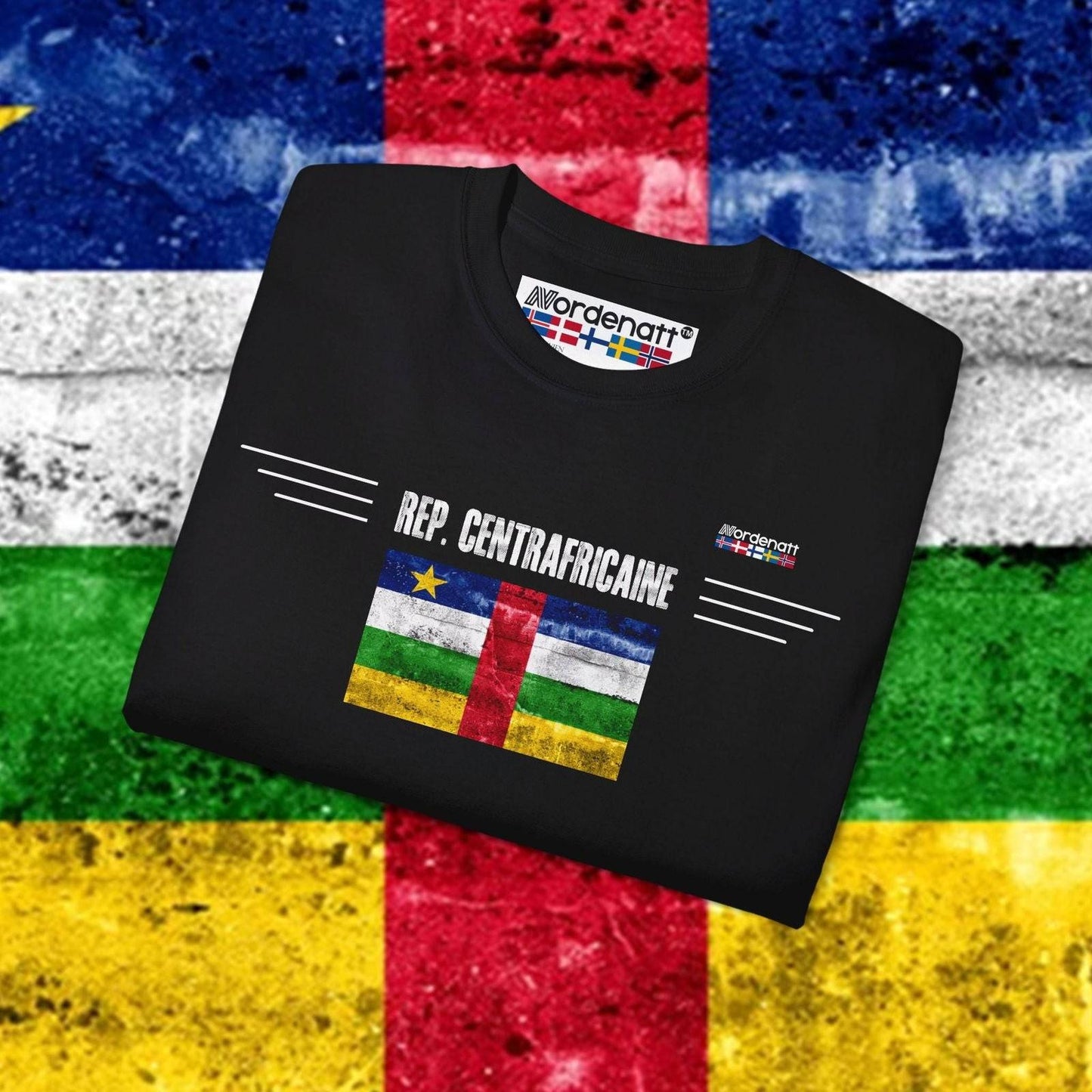 Central African Republic Flag T-Shirt - Nordenatt TM