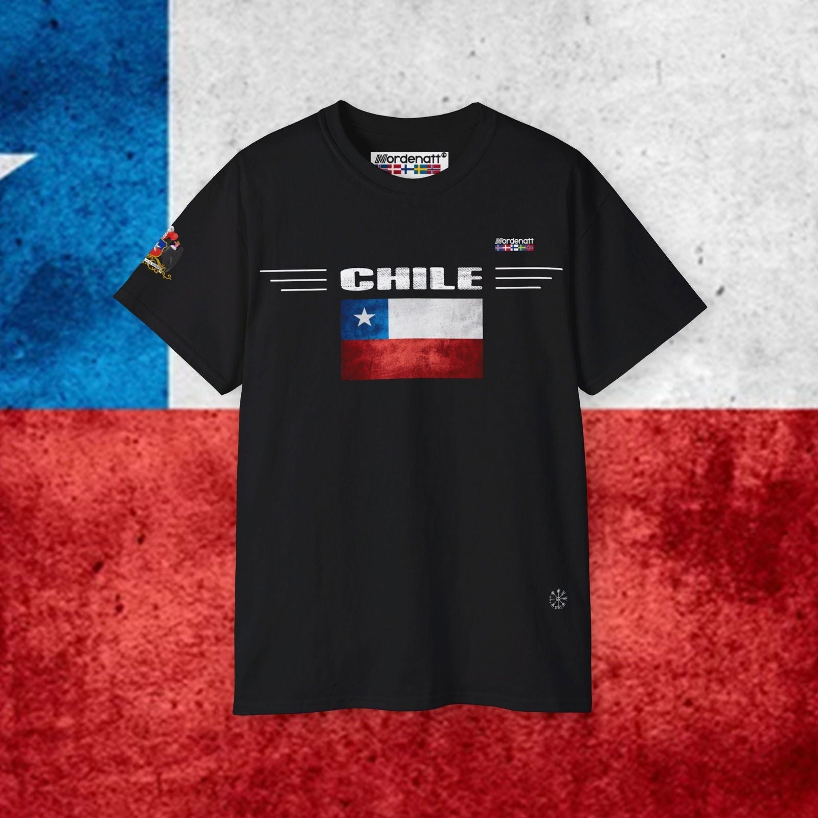 Chile Soft Cotton Flag Tee - Nordenatt TM