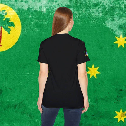 Cocos Islands Flag Cotton T-Shirt - Nordenatt TM