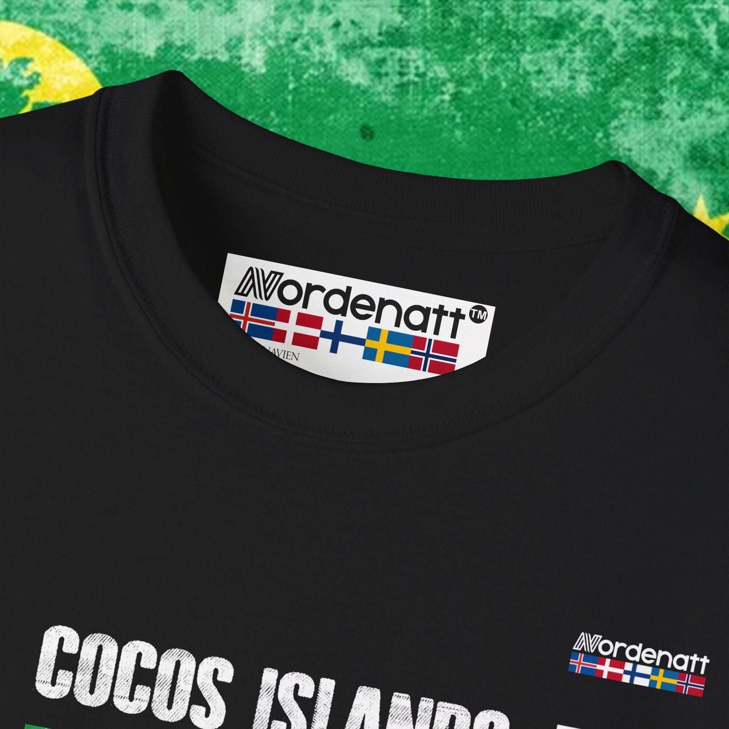 Cocos Islands Flag Cotton T-Shirt - Nordenatt TM