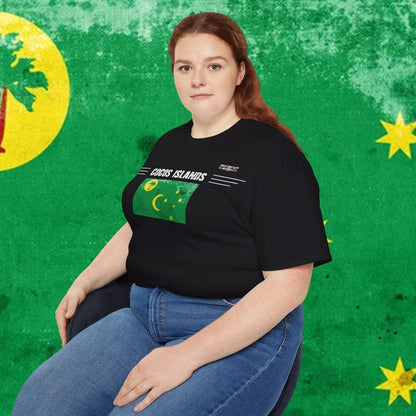 Cocos Islands Flag Cotton T-Shirt - Nordenatt TM