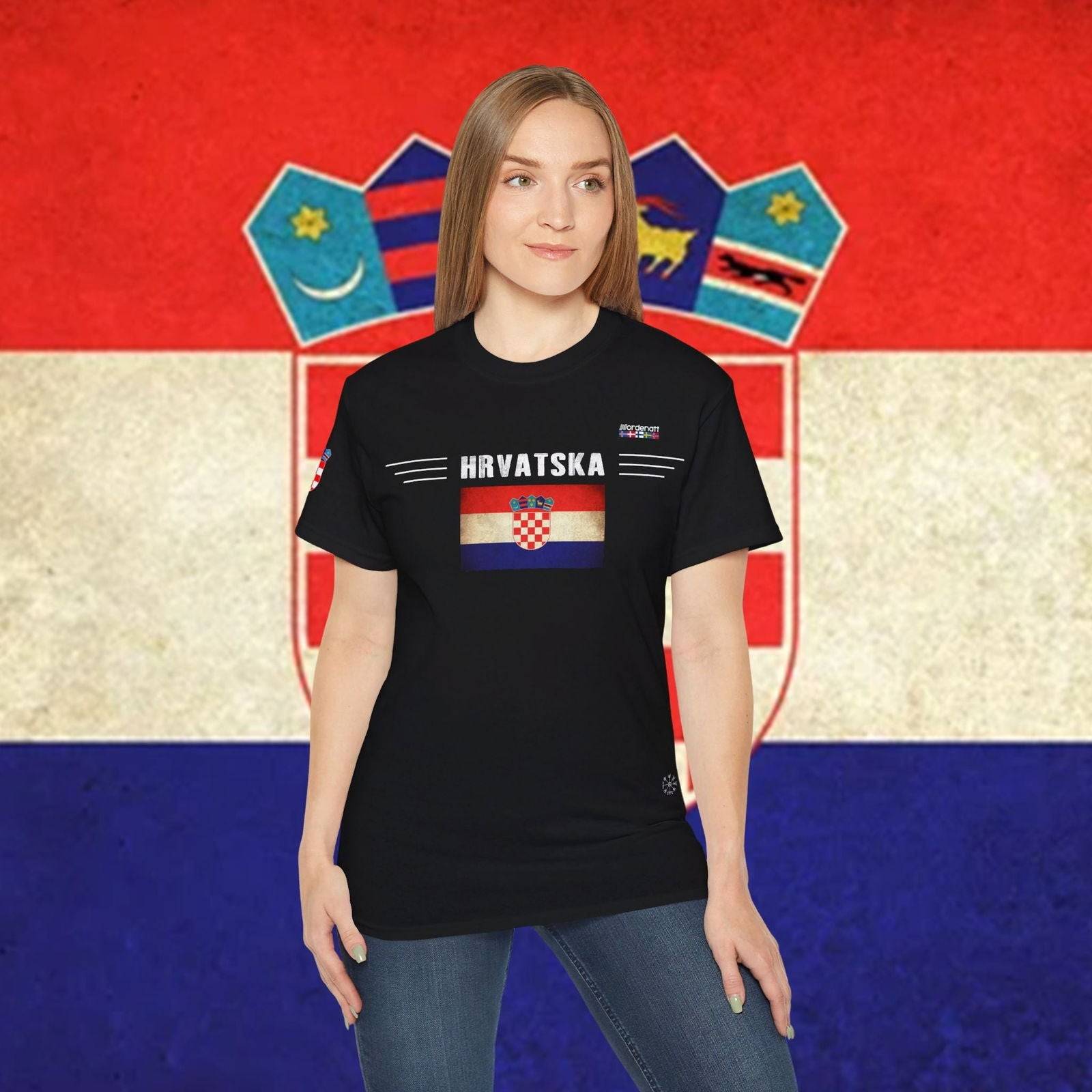 Croatia Heritage Flag T-Shirt - Nordenatt TM