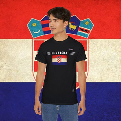 Croatia Heritage Flag T-Shirt - Nordenatt TM