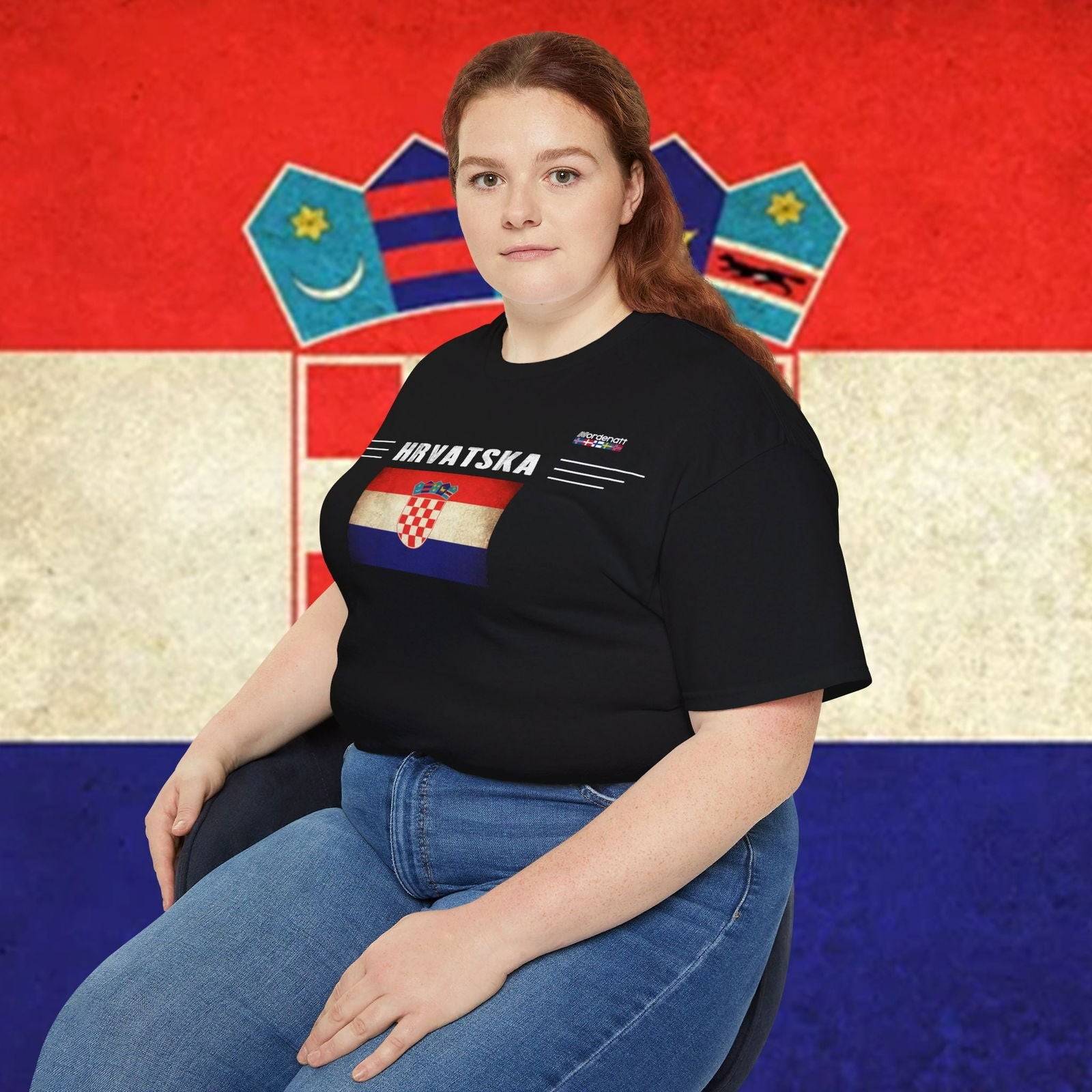 Croatia Heritage Flag T-Shirt - Nordenatt TM