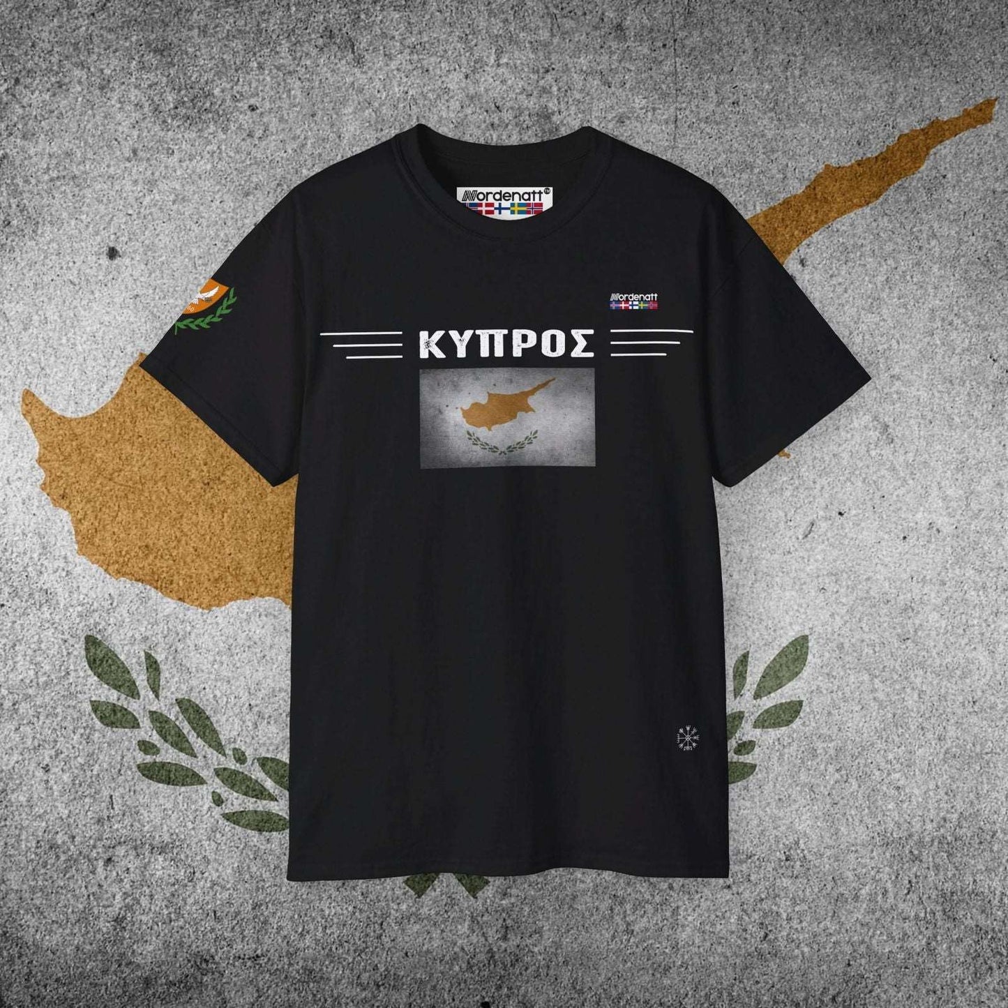 Cyprus Flag Cotton T-Shirt - Nordenatt TM