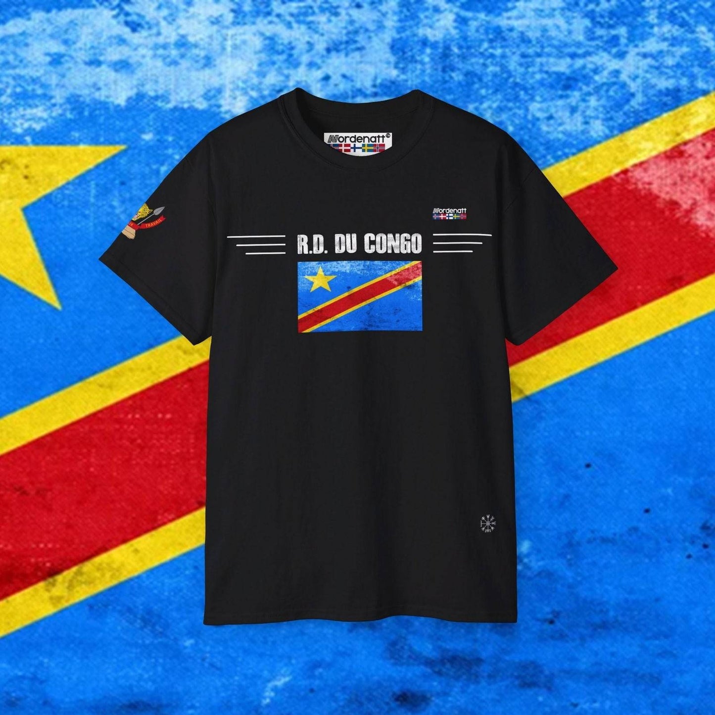 Democratic Republic of the Congo Flag Tee - Nordenatt TM