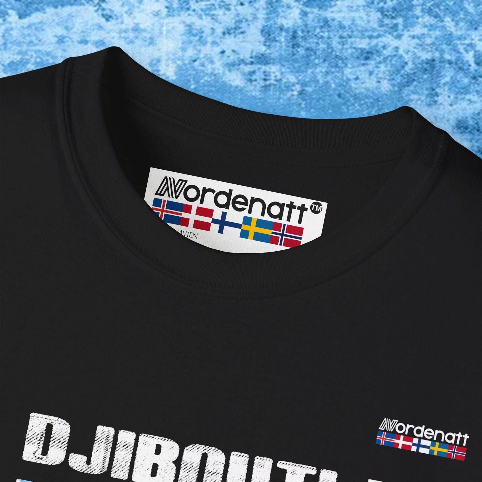 Djibouti Soft Cotton Flag T-Shirt - Nordenatt TM