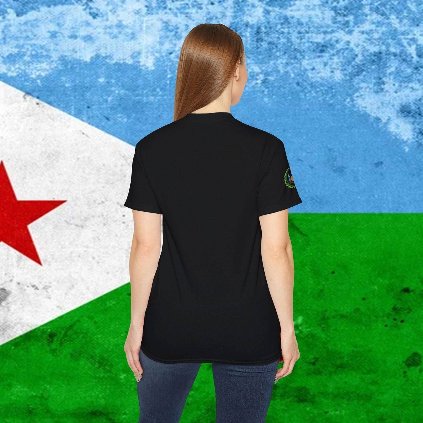 Djibouti Soft Cotton Flag T-Shirt - Nordenatt TM