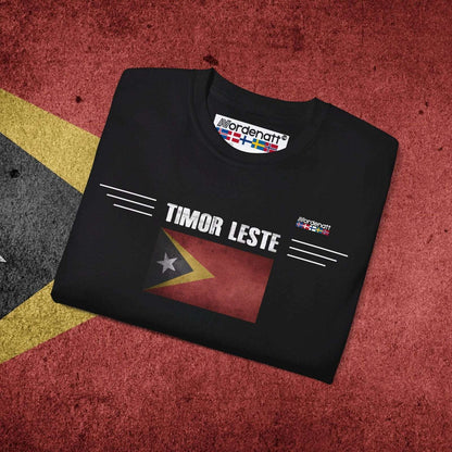 East Timor Flag Soft Cotton T-Shirt - Nordenatt TM