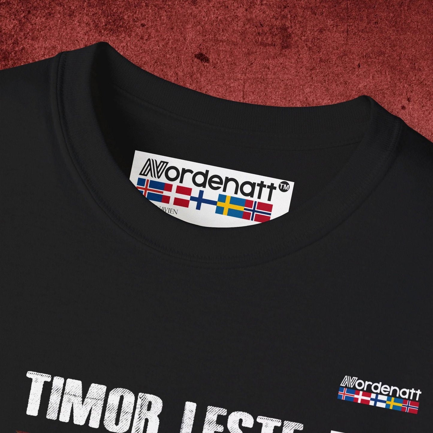 East Timor Flag Soft Cotton T-Shirt - Nordenatt TM