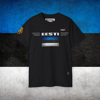 Estonia Flag Soft Cotton Tee - Nordenatt TM