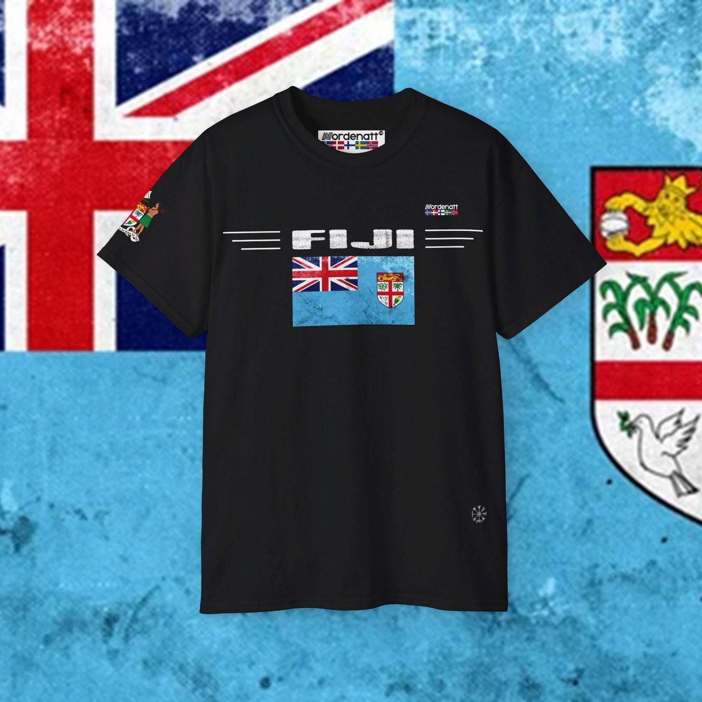 Fiji Premium Cotton Flag Tee - Nordenatt TM