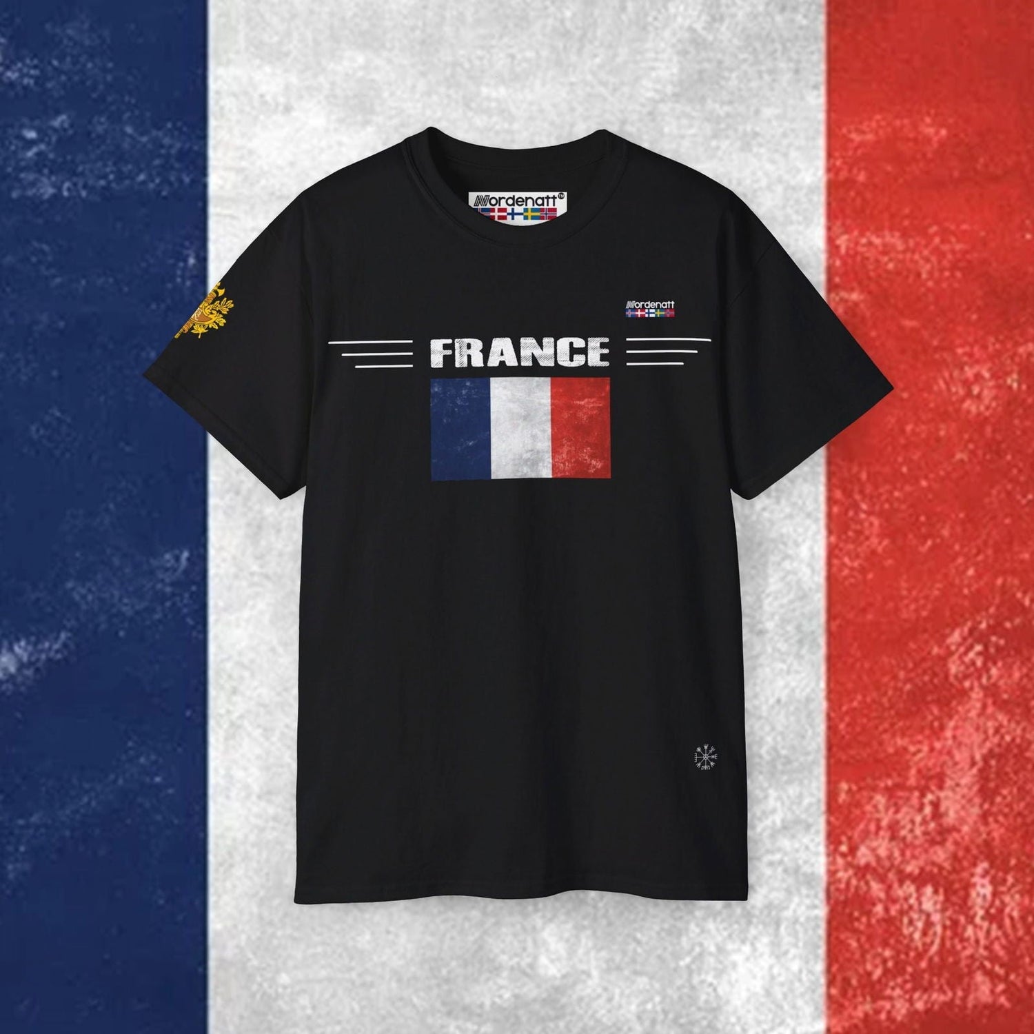 France Flag Soft Cotton Tee - Nordenatt TM