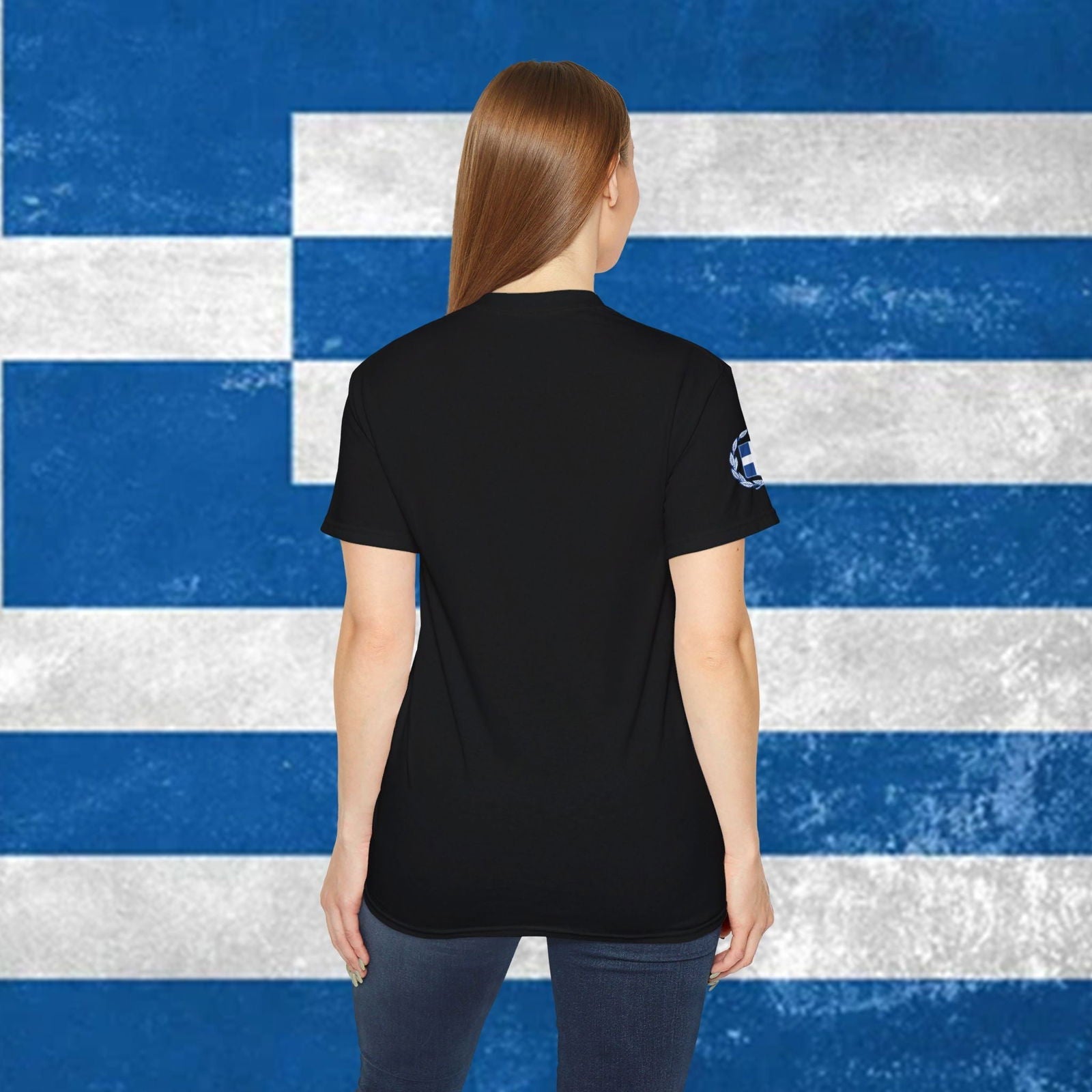 Greece Flag Soft Cotton Tee - Nordenatt TM