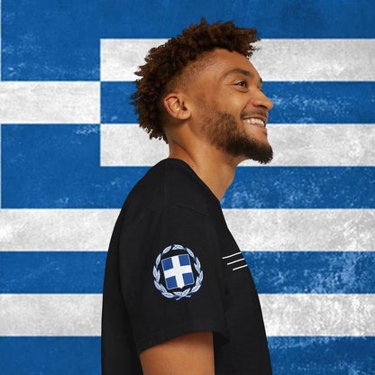 Greece Flag Soft Cotton Tee - Nordenatt TM