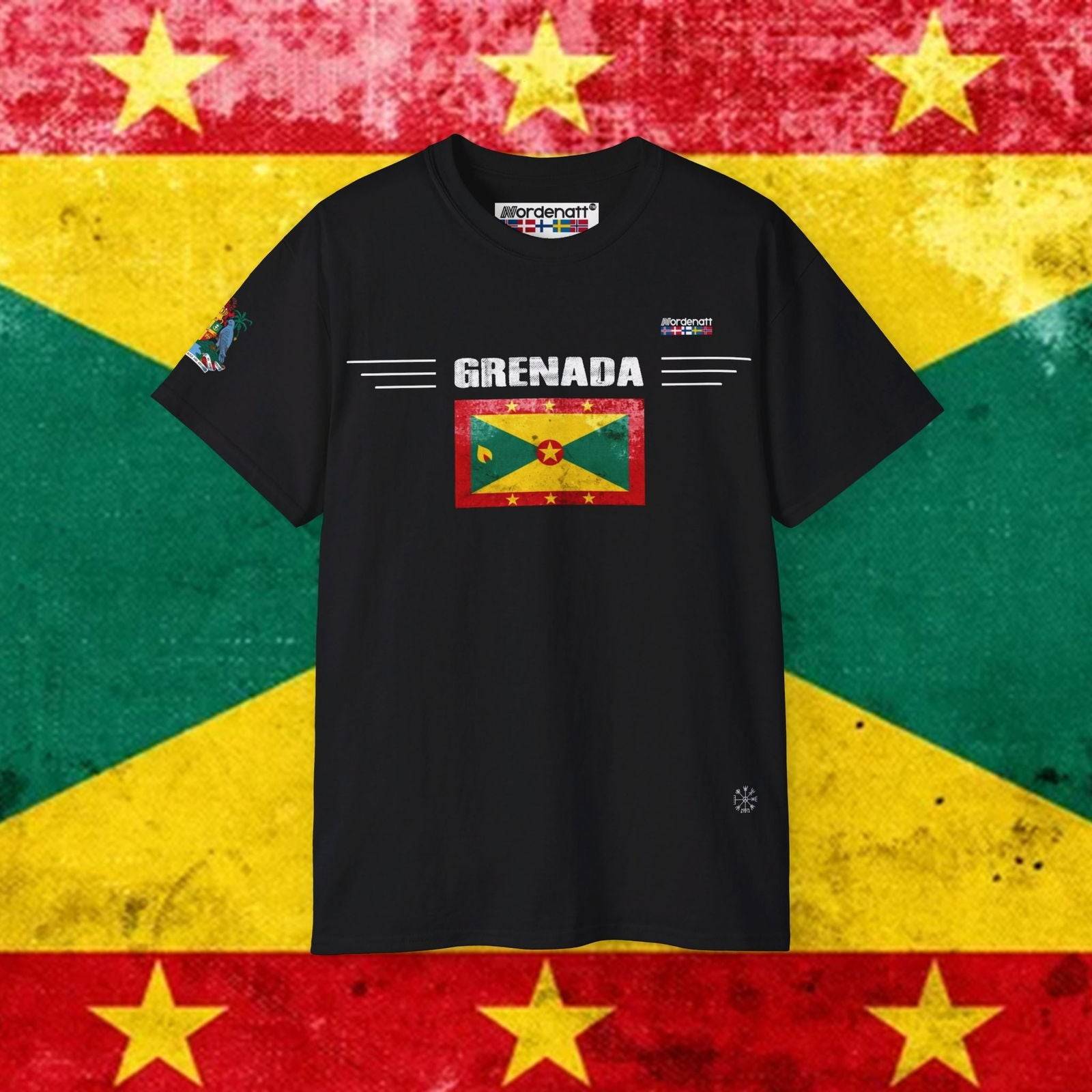 Grenada Heritage Flag Tee - Nordenatt TM